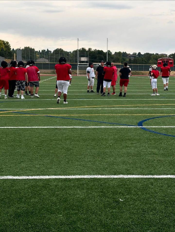 Football team takes the field on 9/10